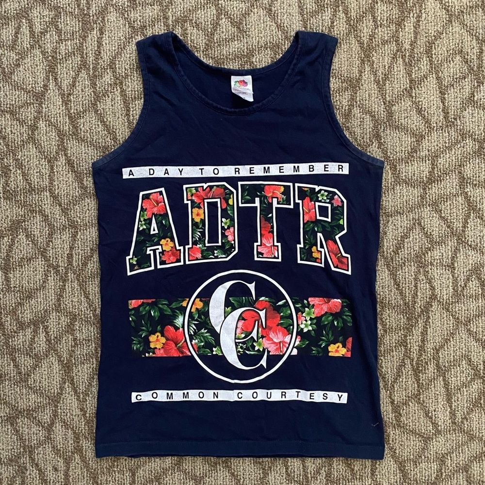 A day to remember band tank navy, ADTR